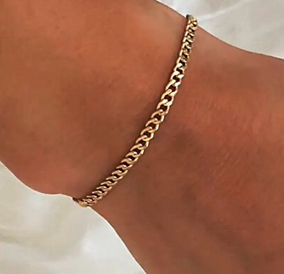 Armband im Kainlook gold damen leselles