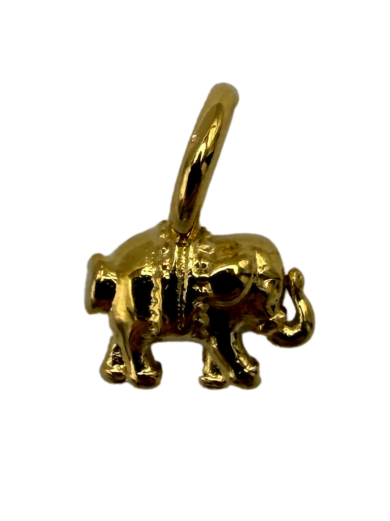 Charms Elefant gold damen leselles