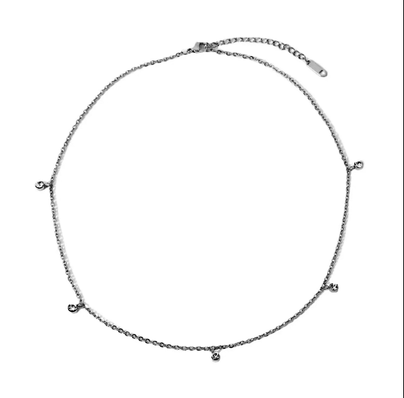 Choker Necklace ausgestellt silber damen leselles