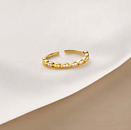 Feiner Diamant-Ring gold damen leselles 2