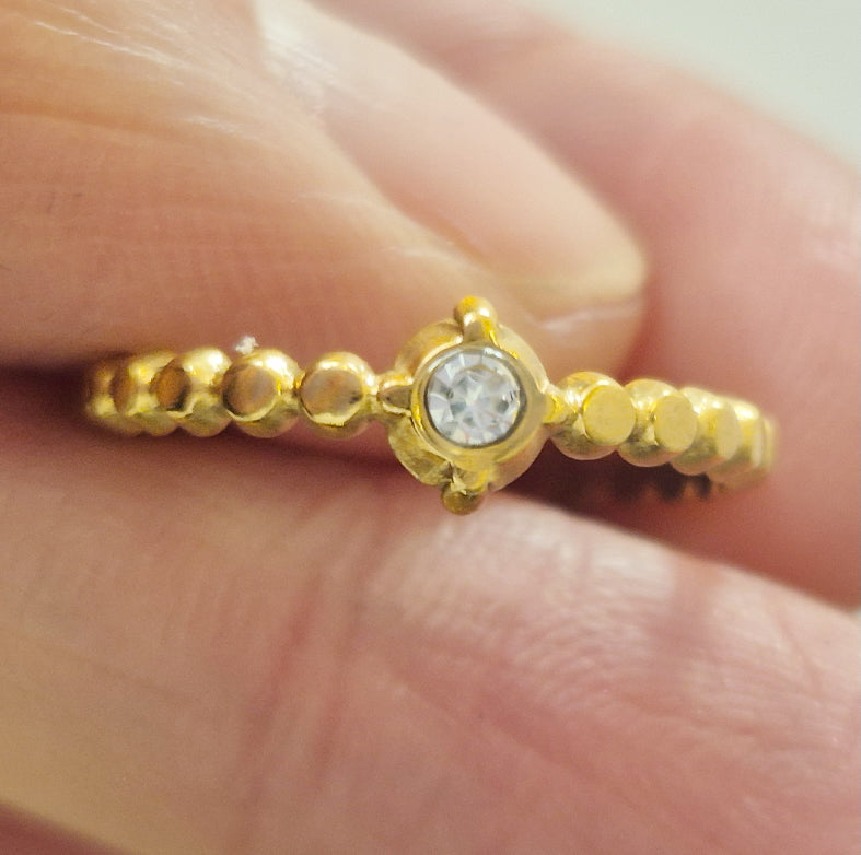 Feiner Diamantring nah gold damen leselles