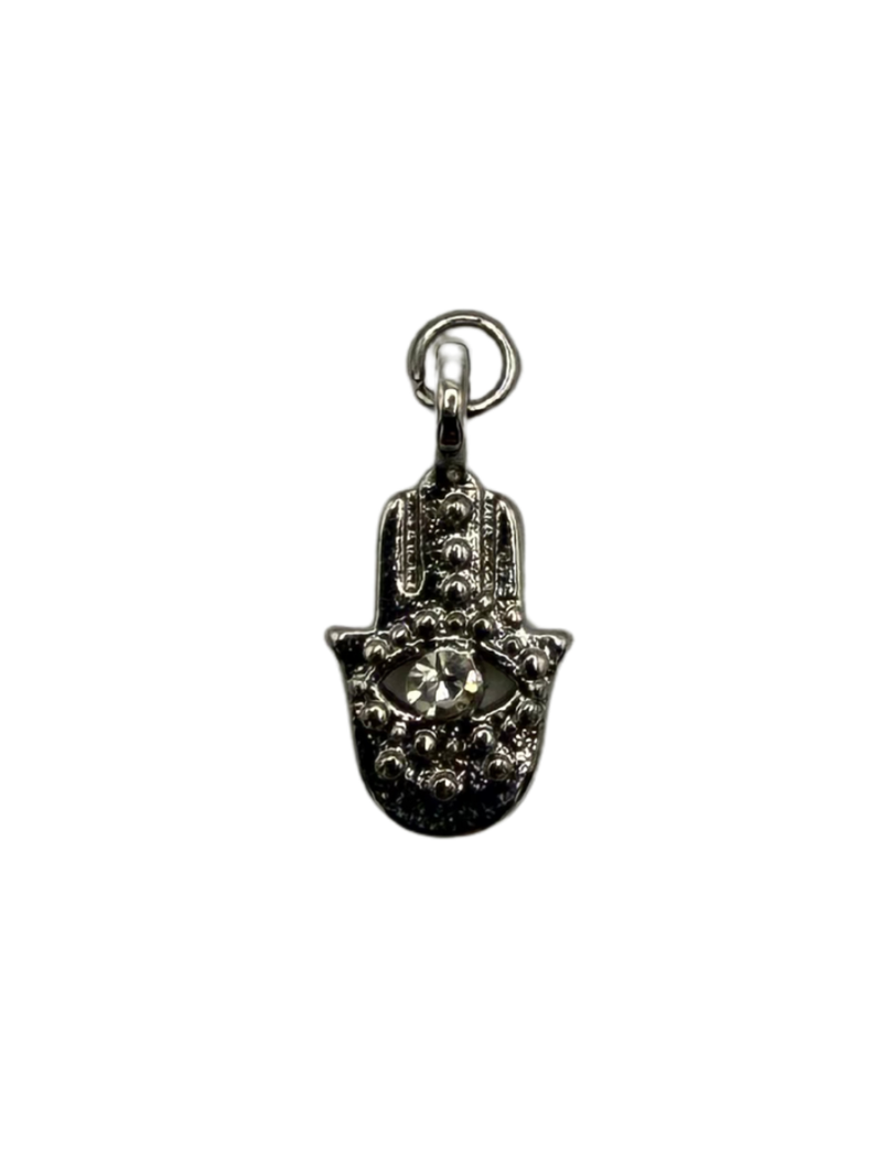 Hand Zirkonia Anhaenger Silber damen leselles