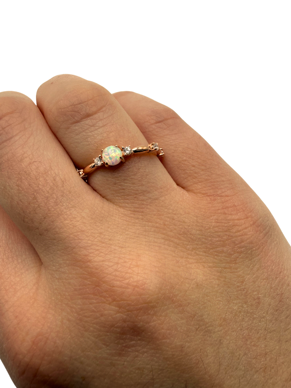 Mondstein-Ring gold damen leselles nah