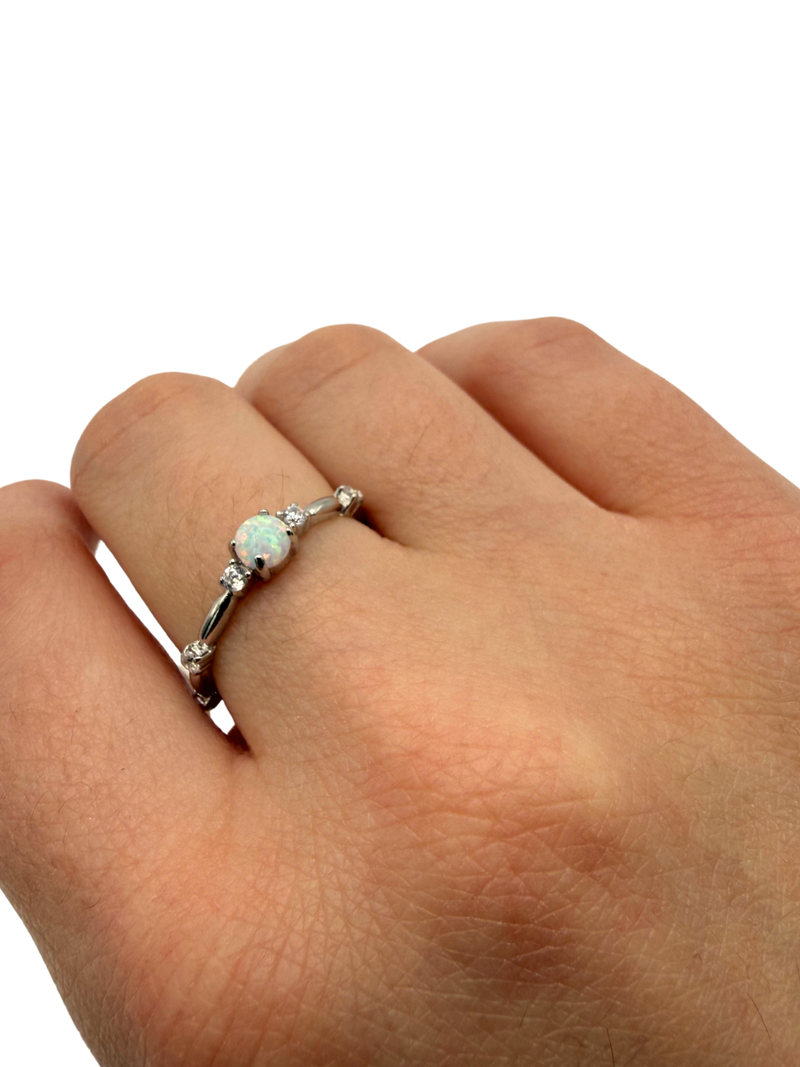 Mondstein-Ring silver damen leselles