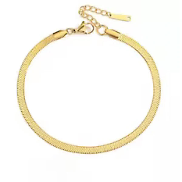 Pure Snake Fußkettchen gold damen leselles