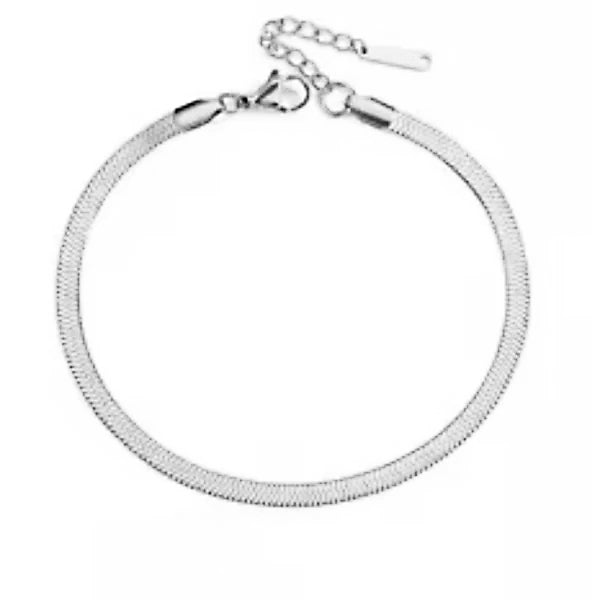 Pure Snake Fußkettchen silber damen leselles