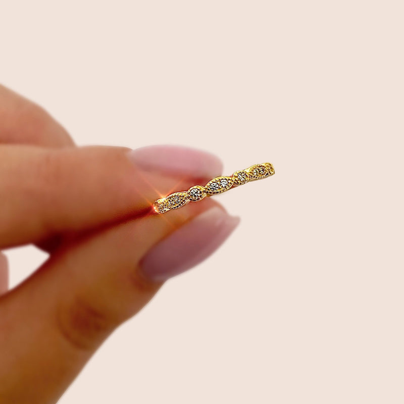 Dainty Ring gold damen leselles detail