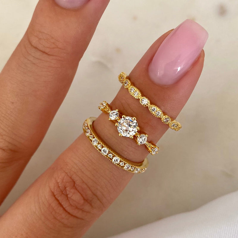 Diamond Spark Ring damen leselles1