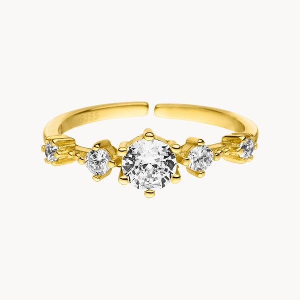 Diamond Spark Ring detail nah damen leselles