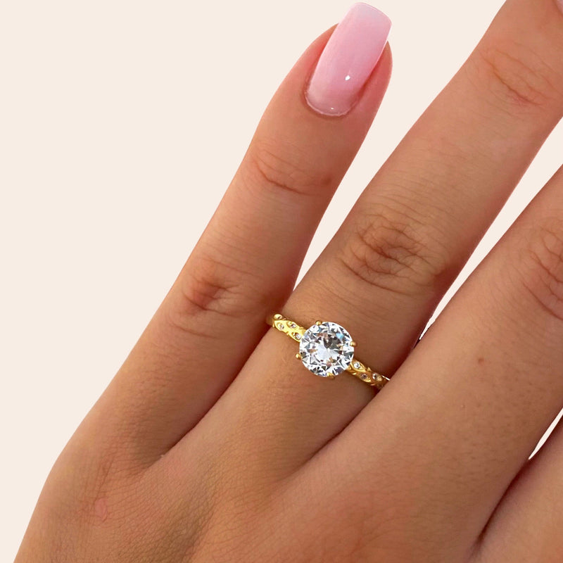 Glow Ring gold damen leselles nah