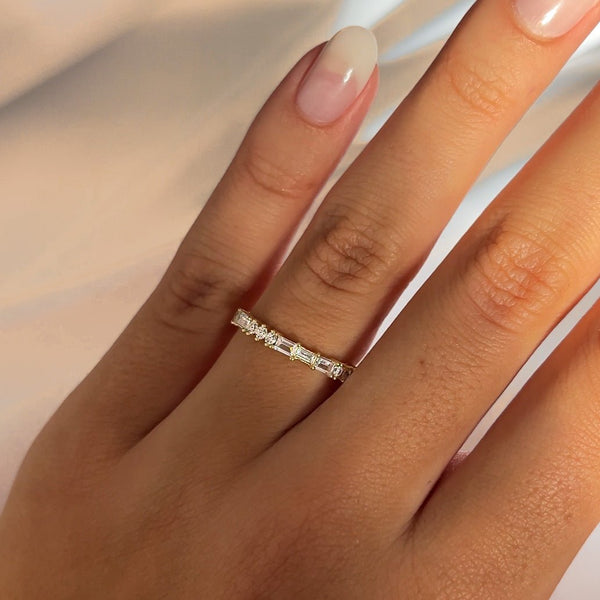 Morsecode Liebesring gold damen leselles