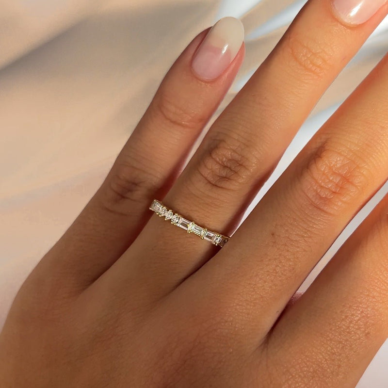 Morsecode Liebesring gold damen leselles