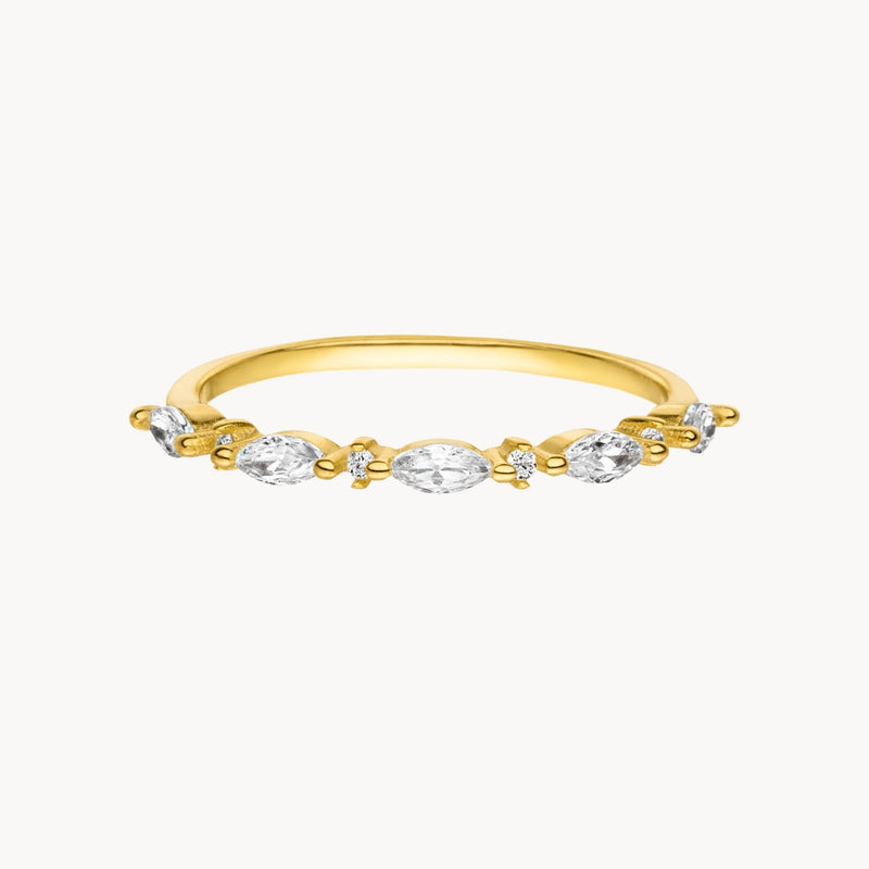 Mosaik-Ring ausgestellt gold damen leselles