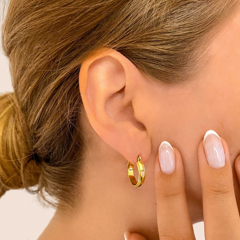 Rayon Ohrring damen leselles nah