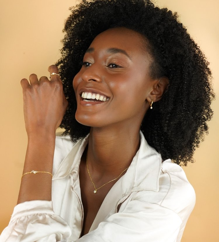 Shimmer Opal Hoops gold damen leselles2