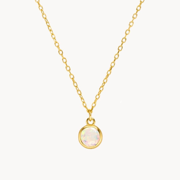 Shimmer Opal Necklace - Leselles