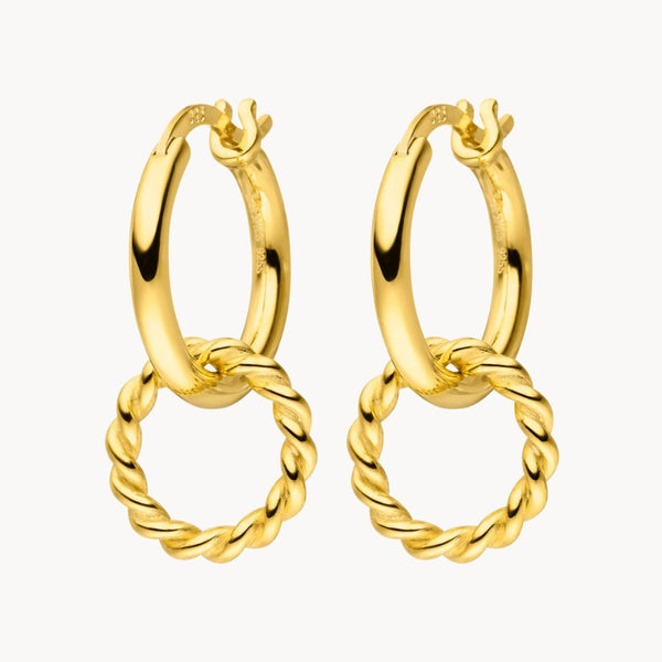 Twisted Circle Hoops - Leselles